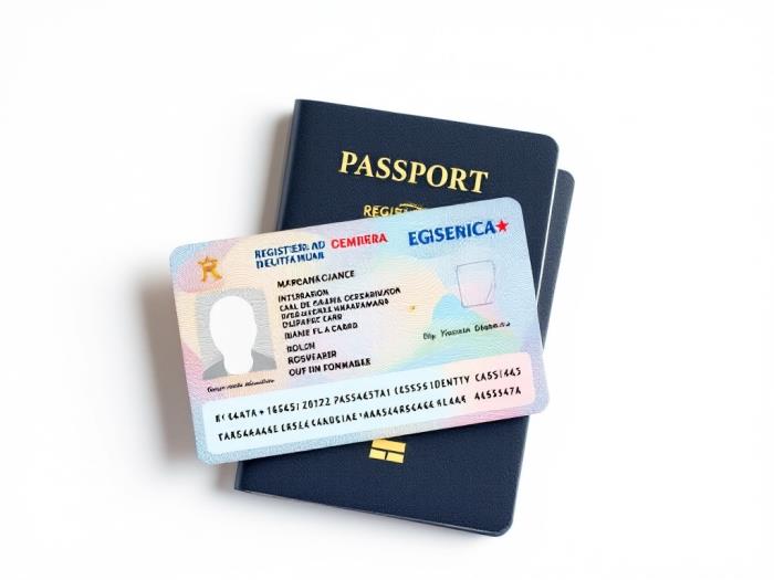 Registro de Pasaportes o DNI